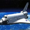 Illustration Space Shuttle paint by number