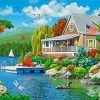 Lakeside Memories paint by numbers