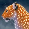 Light Leopard Animal paint by numbers