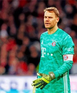 Manuel Neuer Goal Keeper paint by numbers