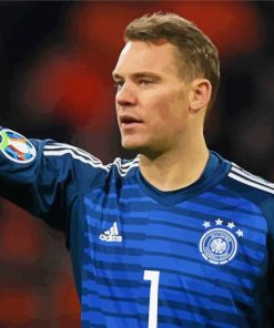 Manuel Neuer Sport Player paint by numbers