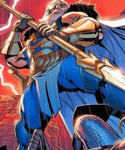 Marvel Odin paint by number