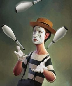 Mome Clown paint by numbers