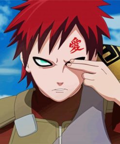 Naruto Gaara Anime paint by numbers