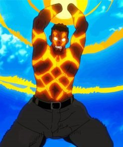 Ogun Fire Force Animation paint by numbers