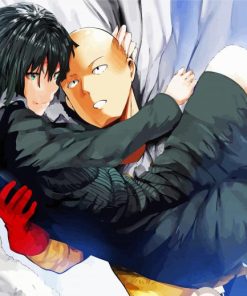 One Punch Man And Fubuki paint by numbers