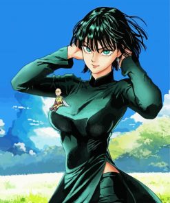 One Punch Man Fubuki Anime paint by numbers