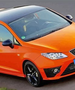 Orange Ibiza paint by number