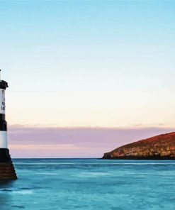 Penmon Lighthouse Anglesey paint by number