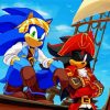 Pirate Sonic paint by number