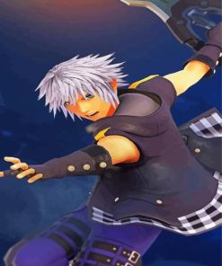 Riku Kingdom Hearts paint by number