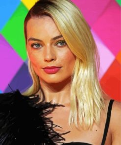 Margot Robbie paint by number