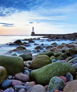 Rocky Beach Aberdeen paint by numbers