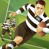 Rugby Sport paint by number