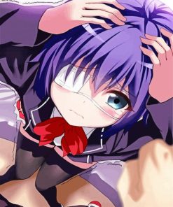 Sad Rikka Takanashi paint by number