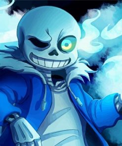 Sans Undertale Game paint by number