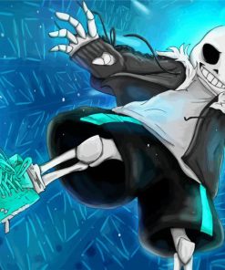 Sans Undertale paint by number