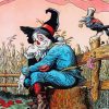 Scarecrow wizard Of Oz paint by number