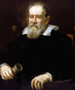 Scientist Astronomer Galileo Galilei paint by numbers