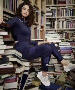 Selena Gomez Puma paint by number