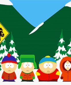 Southpark paint by number