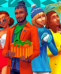 The Sims paint by number