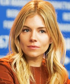 The Beautiful Actress Sienna Miller paint by number