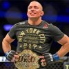 The Canadian Fighter Georges St Pierre paint by number