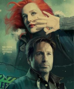 The X Files Poster paint by number