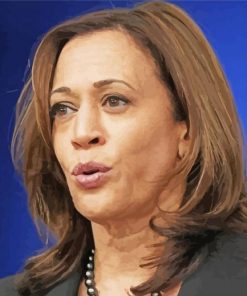 United States Vice President Kamala Harris paint by number