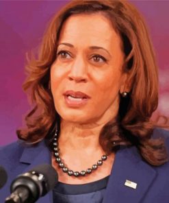 USA Vice President Kamala Harris paint by number