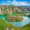 Uvac Canyon Serbia paint by number