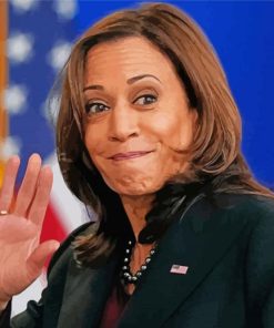 Vice President Kamala paint by number