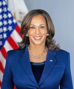 Vice President Of The US Kamala paint by number