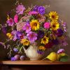 Vintage Flowers paint by numbers