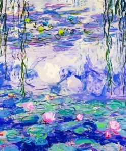 Water Lillies Art By Claude Monet paint by numbers