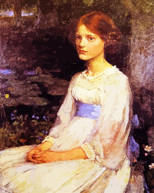Waterhouse Miss Betty Pollock paint by number
