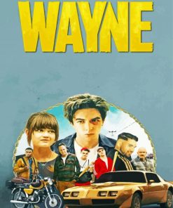 Wayne Serie Poster paint by number