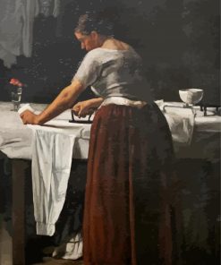 Woman Ironing By Francois Bonvin paint by numbers