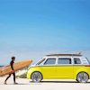 Yellow Kombi Van paint by number