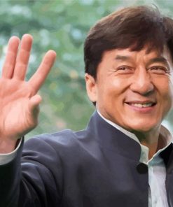 Young Jackie Chan paint by numbers