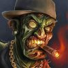 Zombie Gangster paint by numbers