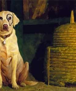 A Dog By Jamie Wyeth paint by numbers