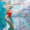 Abstract Woman In The Water paint by number