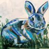 Abstract Rabbit Art paint by numbers