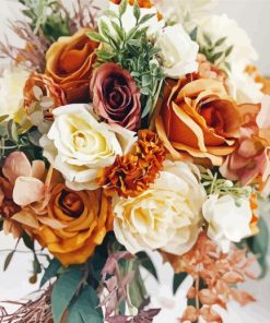 Aesthetic Boho Bouquet paint by numbers