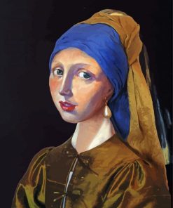 Girl With Pearl Earring paint by numbers