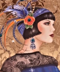 Art Deco Lay paint by numbers