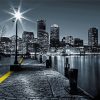Cool Black And White City paint by numbers