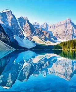 Canada National Park paint by numbers